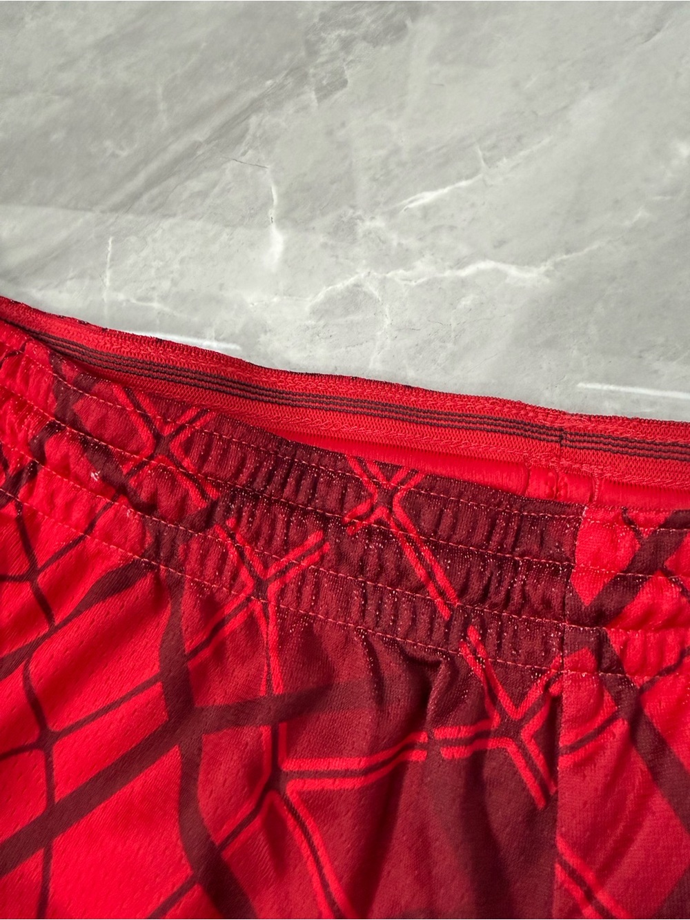 Women’s Nike Dri-Fit Running Training Workout Shorts Geometric Drawstring XL - Picture 9 of 16